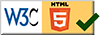 W3C HTML5 certified