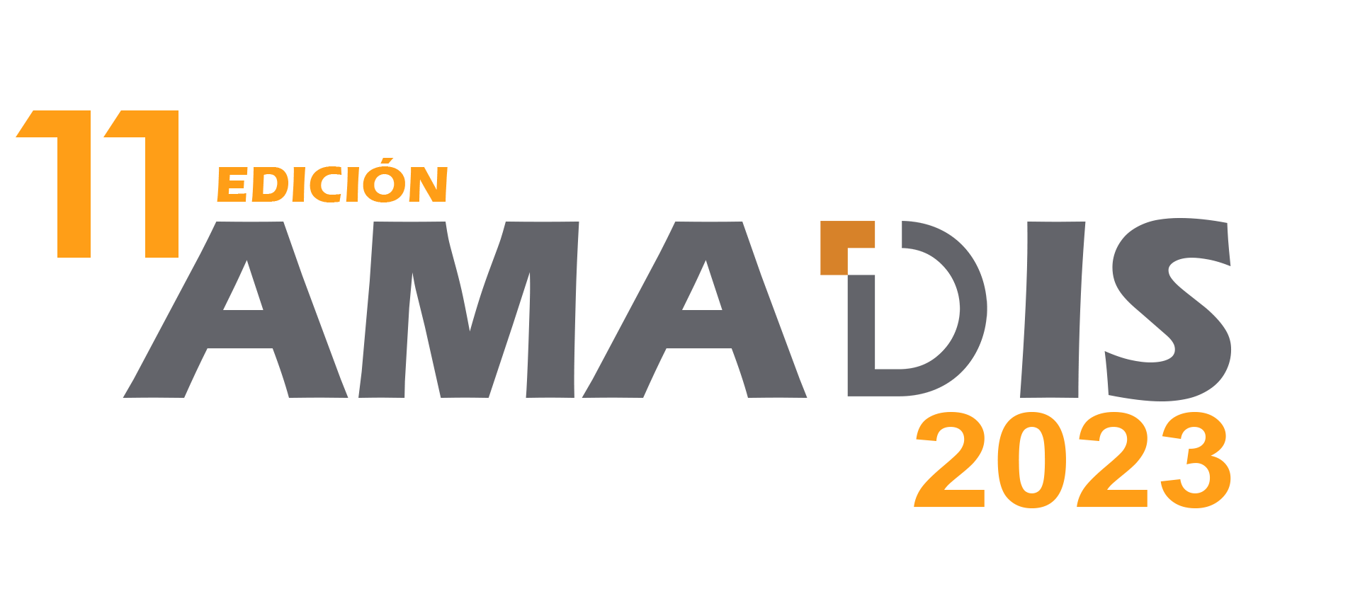 Logotipo de la 11ª Edición de AMADIS 2023